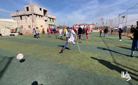 بطولة كروية في دير البلح تجمع مبتوري الأطراف بطولة كروية في دير البلح تجمع مبتوري الأطراف