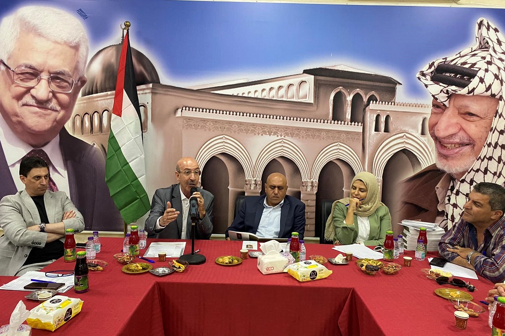 جانب من اللقاء في محافظة جنين (تصوير: ثائر أبو بكر/وفا)