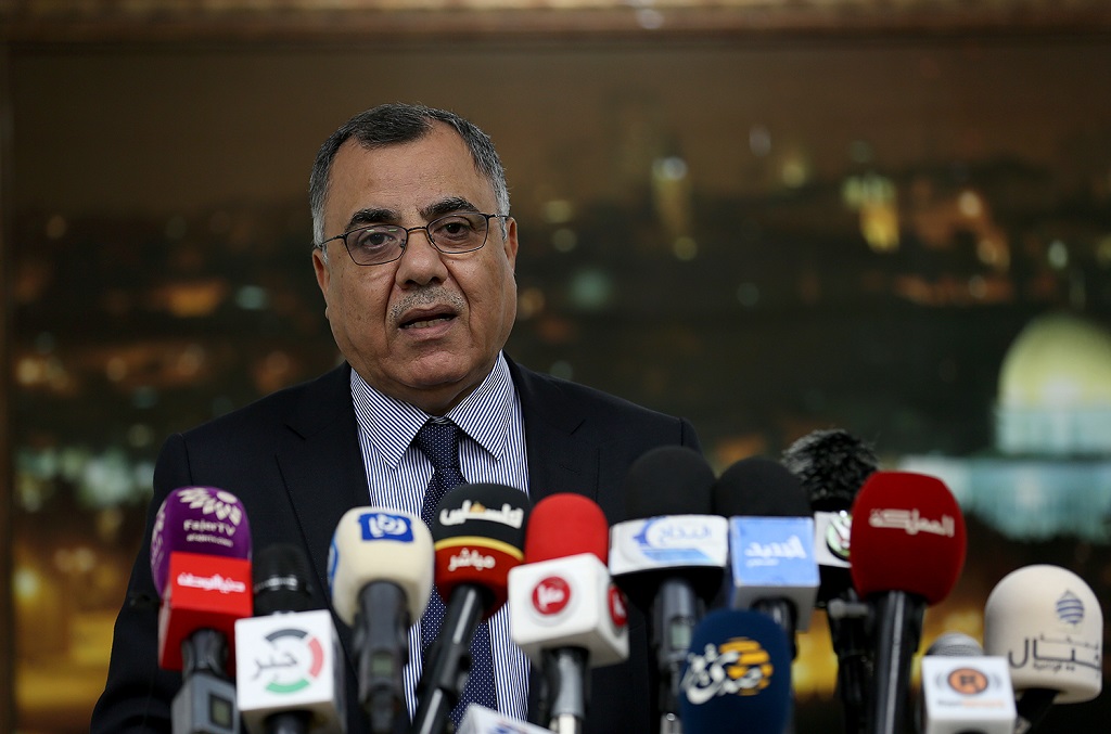 المتحدث باسم الحكومة إبراهيم ملحم (عدسة: وفا)