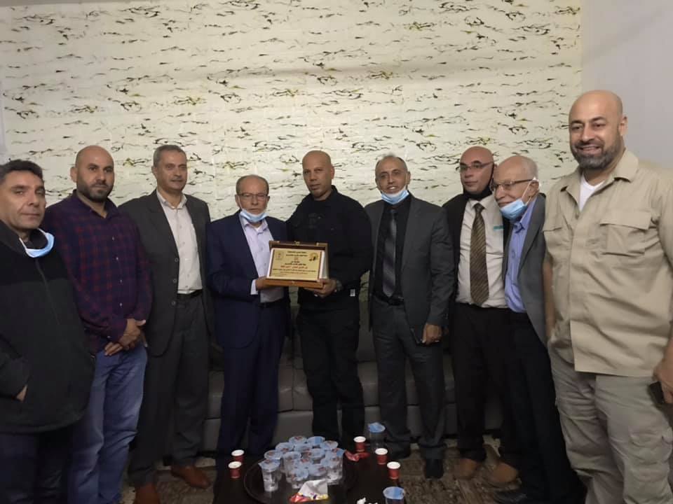 جانب من التكريم ( عدسة : ثائر ابوبكر/ وفا )