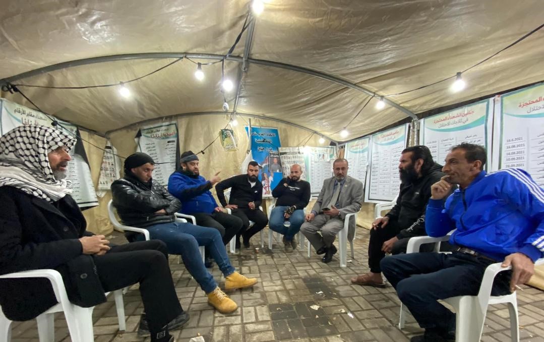 خلال الوقفة/ تصوير ثائر أبو بكر 