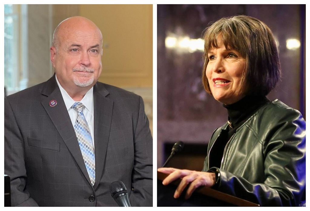 عضوا الكونغرس الأميركي بيتي ماكولوم ومارك بوكان