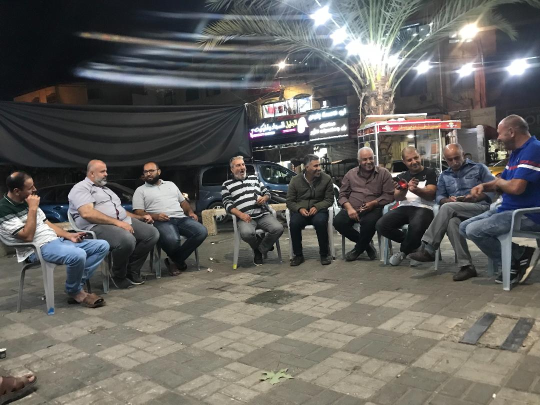 جانب من الوقفة (عدسة: ثائر أبو بكر/ وفا)