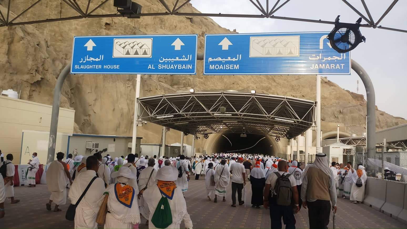 حجاج فلسطين يتوافدون الى مشعر منى 