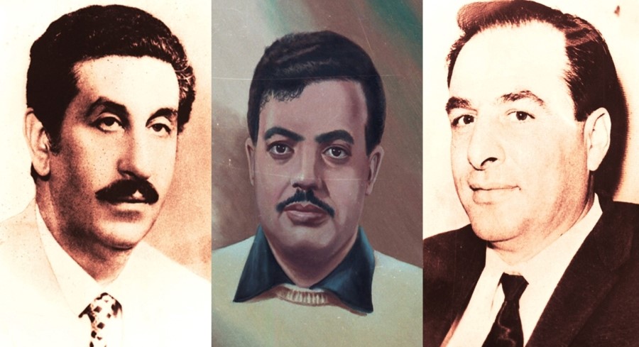 صورة للشهداء الثلاثة
