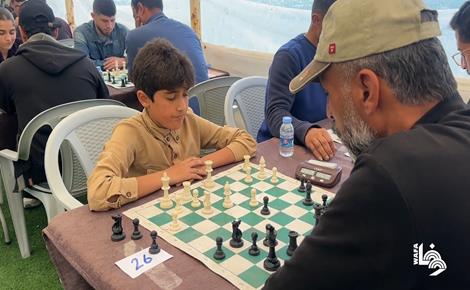 أول بطولة شطرنج في غزة منذ العدوان الإسرائيلي أول بطولة شطرنج في غزة منذ العدوان الإسرائيلي