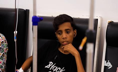 أزمة الدم والأدوية تهدد مرضى الثلاسيميا في غزة أزمة الدم والأدوية تهدد مرضى الثلاسيميا في غزة
